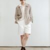 Wool-blend herringman jacket keeps warm and windproof