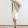 Wool-blend herringman jacket keeps warm and windproof