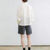 Hollow sleeve long sleeve jacket soft waxy pendant natural simple feel