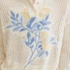 Hollow jacquard long-sleeved knitwear for men and women