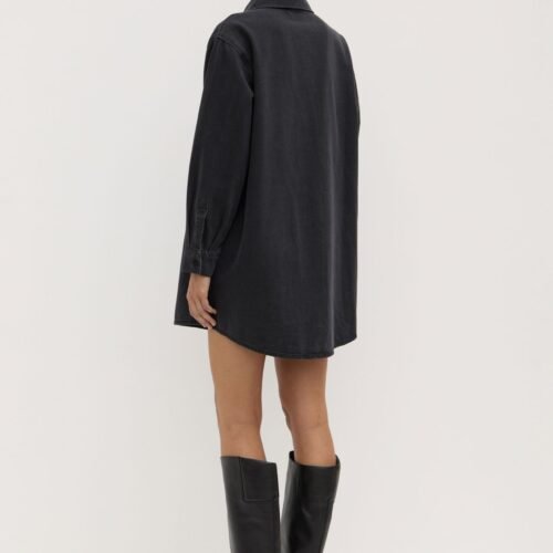 Athena Denim Shirt Dress