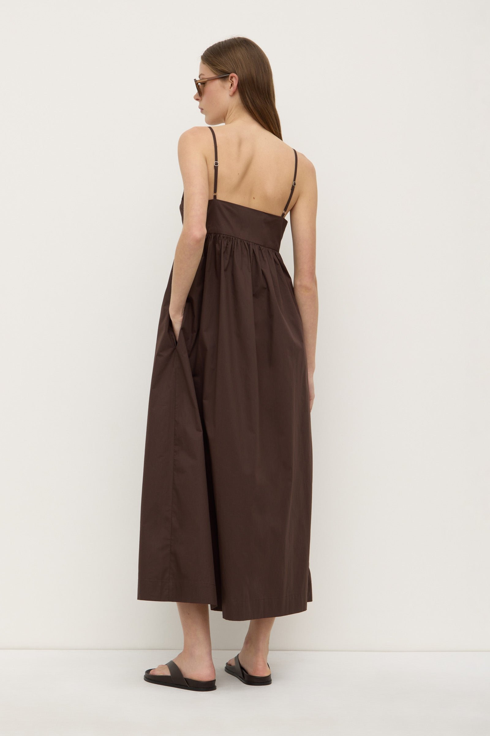 Bronte Poplin Midi Dress
