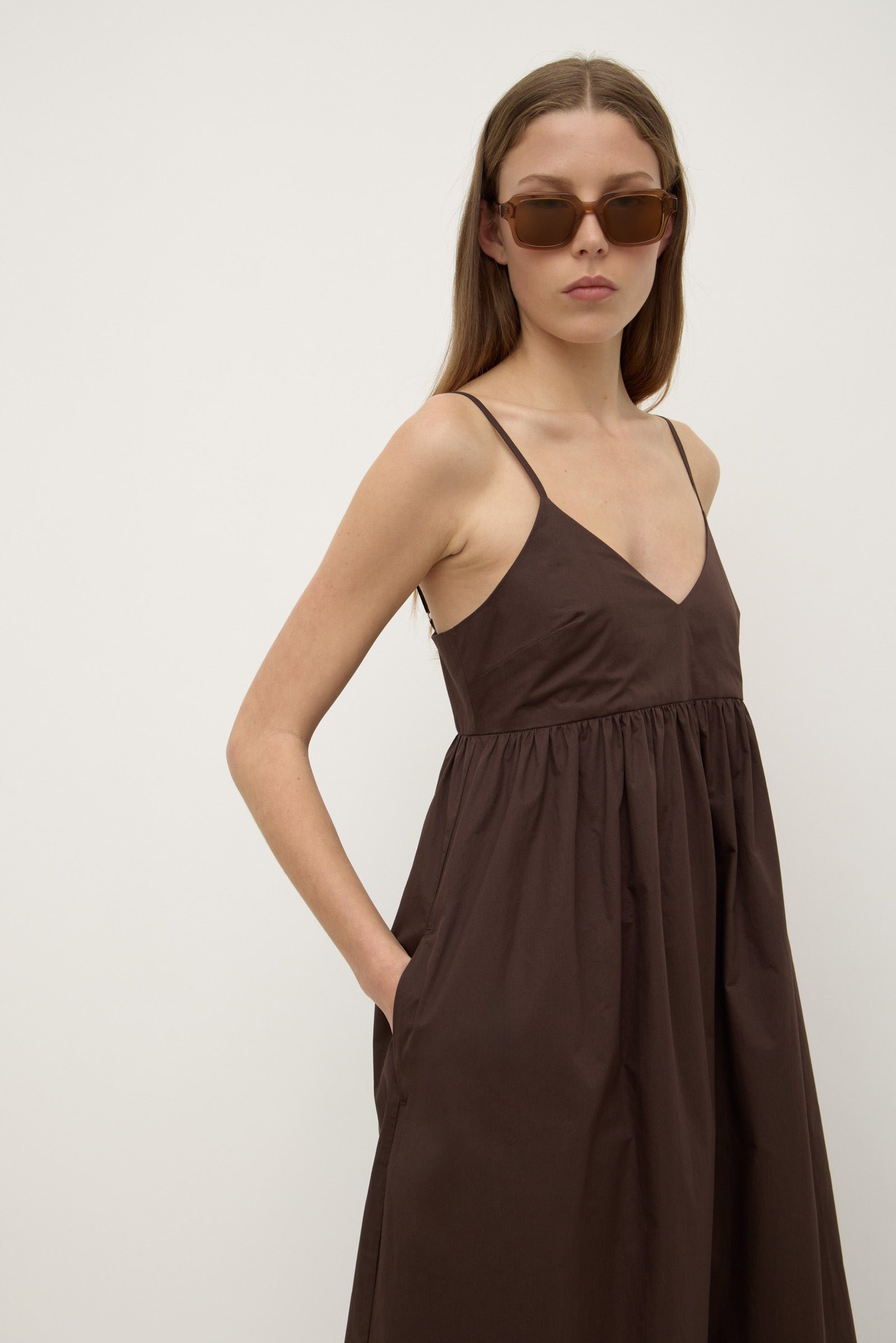 Bronte Poplin Midi Dress
