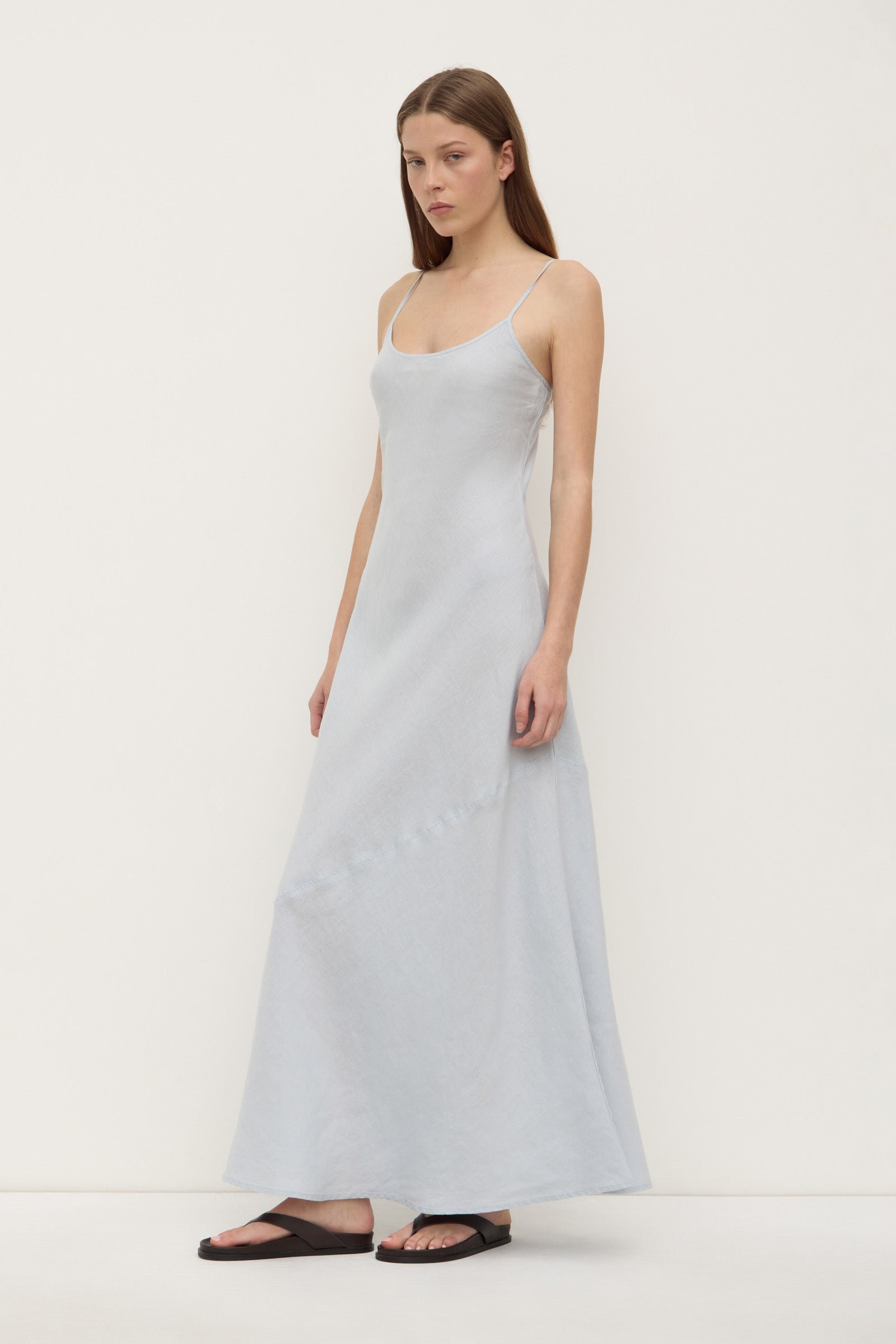 Colette Linen Slip Dress