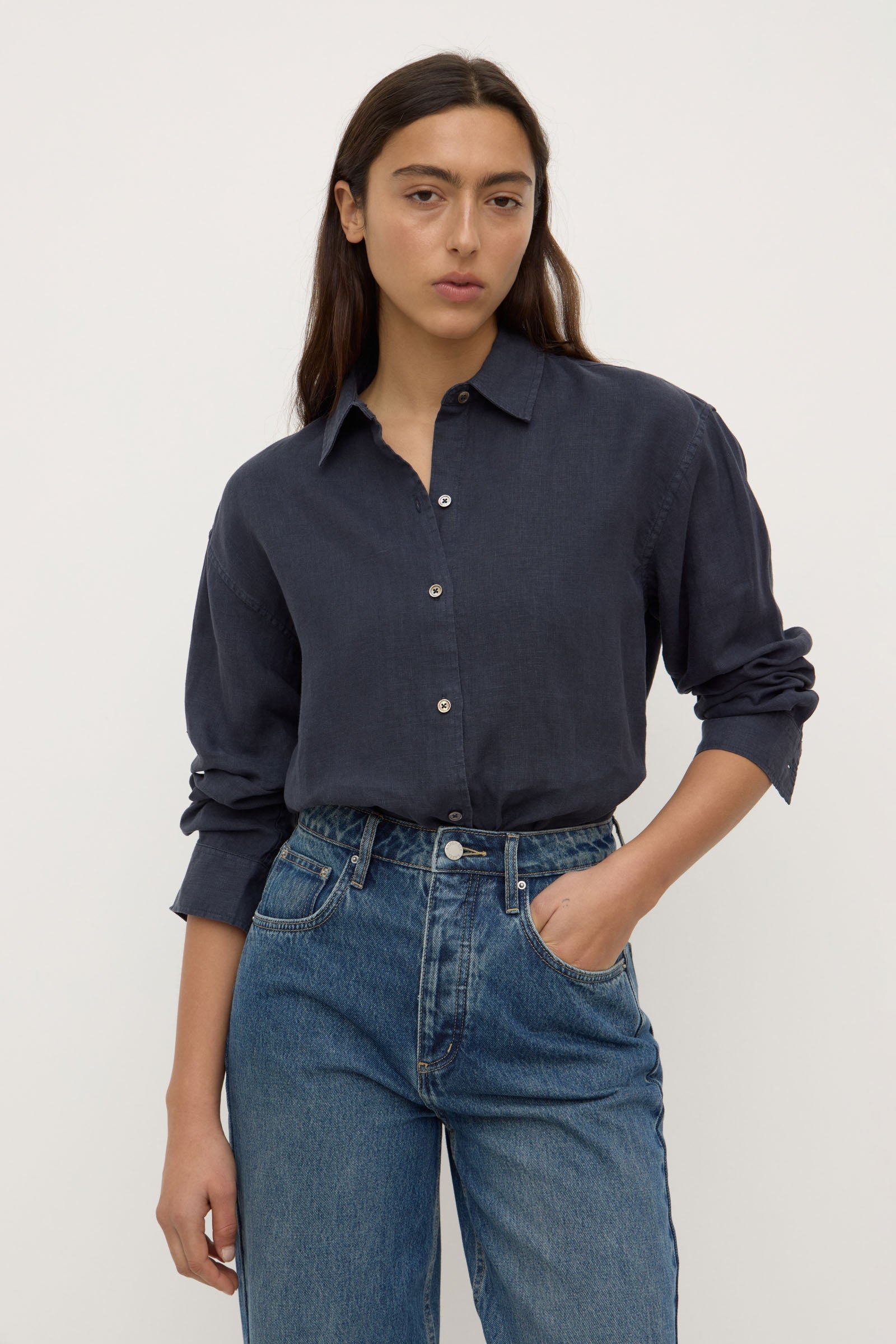 Womens Everyday Linen Shirt