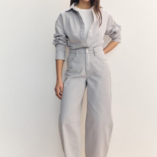 High Rise Barrel Jean