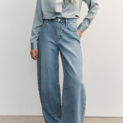 High Rise Barrel Jean