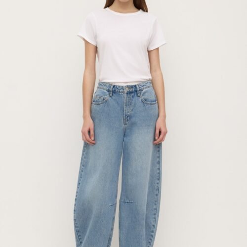 High Rise Barrel Jean