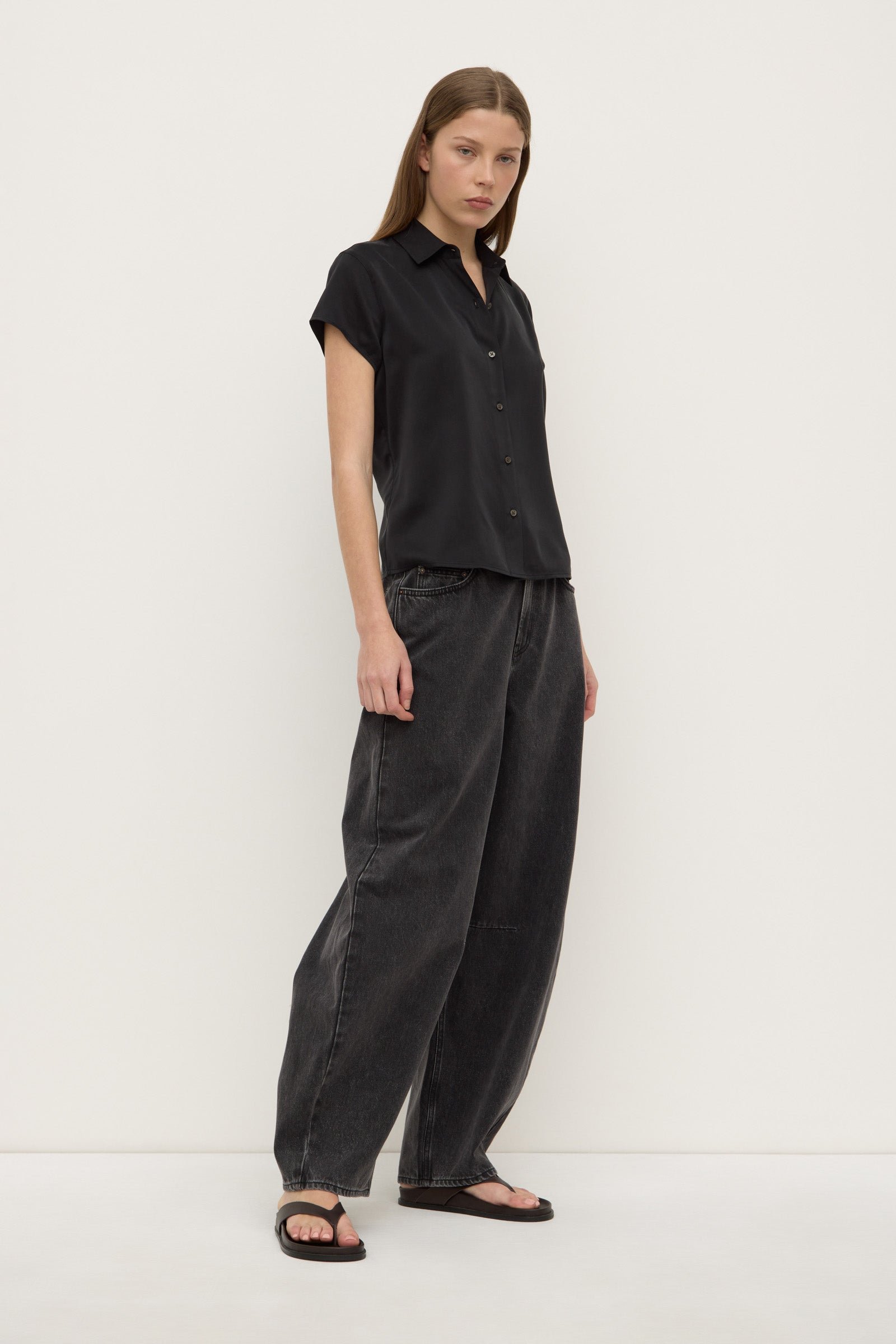 Karri Silk Short Sleeve Shirt