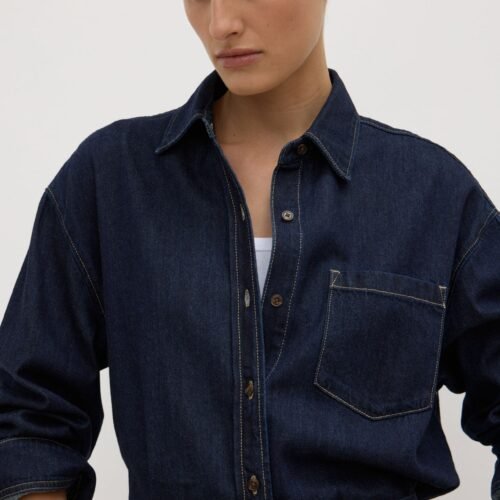 Kiera_Recycled_Denim_Long_Sleeve_Shirt_Deep_Indigo_1175 Kiera Recycled Denim Shirt