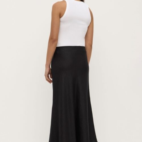Melody Linen Bias Skirt