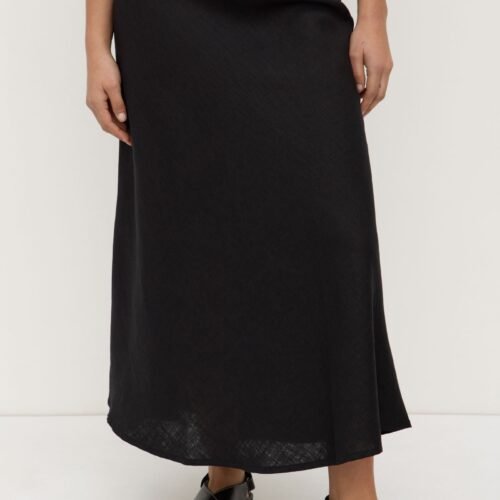 Melody Linen Bias Skirt