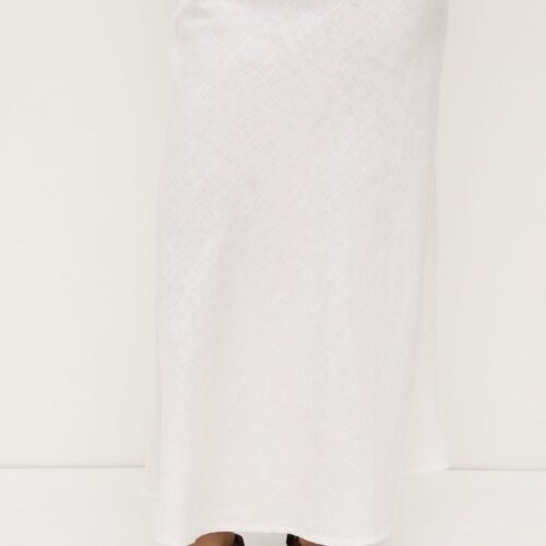 Melody Linen Bias Skirt