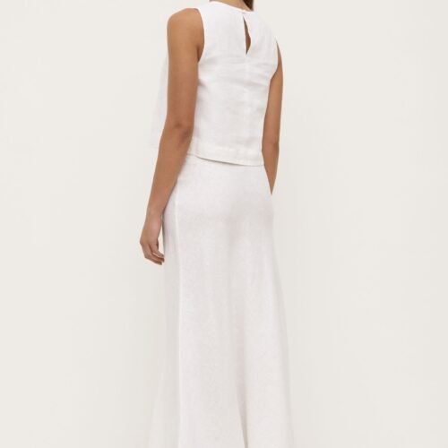Melody Linen Bias Skirt