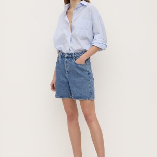 Mid Rise Vintage Denim Short