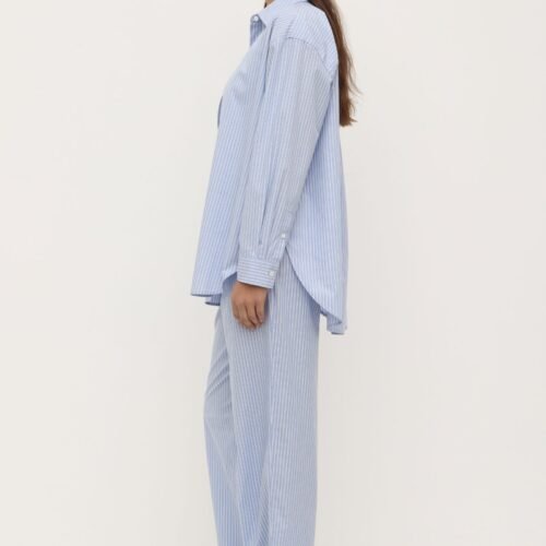 Nixie_Stripe_Long_Sleeve_Shirt_Blue_1272 Nixie Stripe Shirt