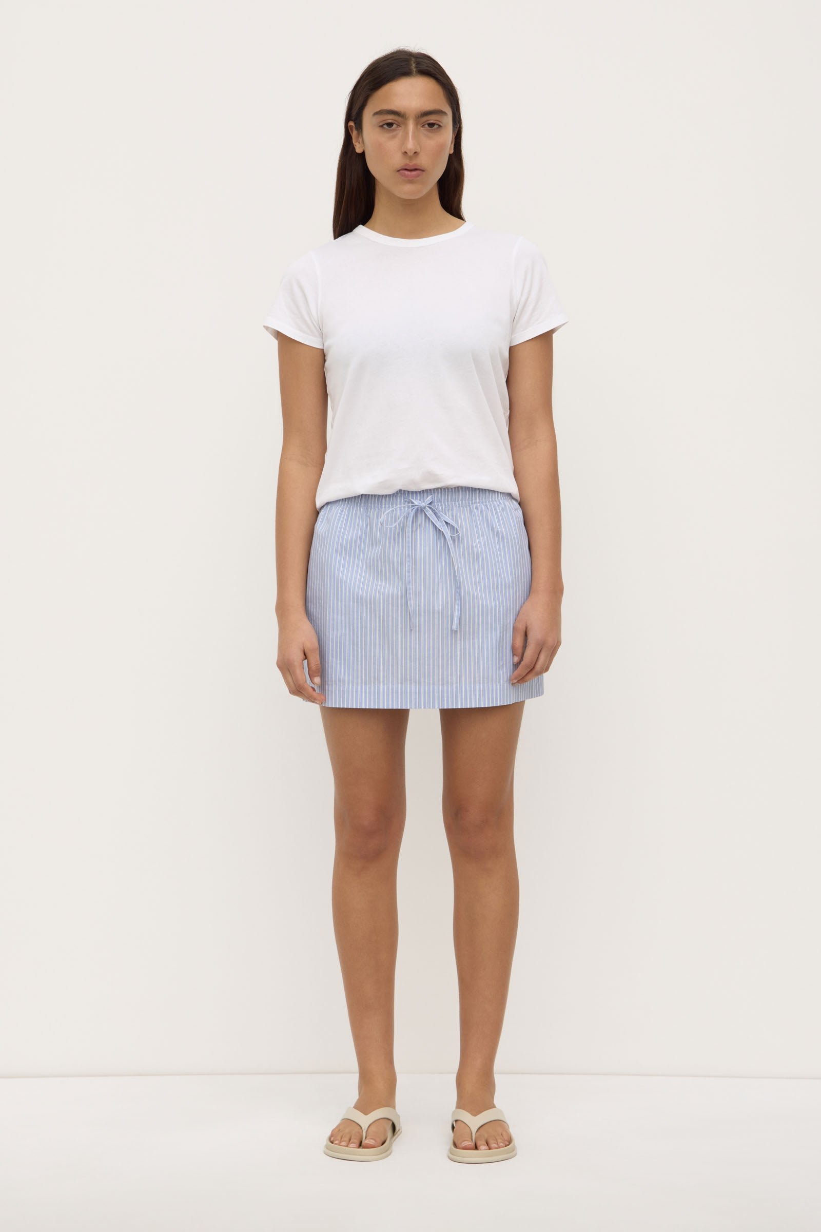 Nixie Stripe Mini Skirt