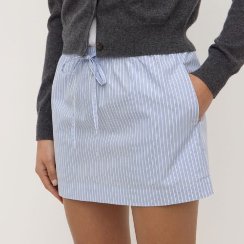 Nixie Stripe Mini Skirt