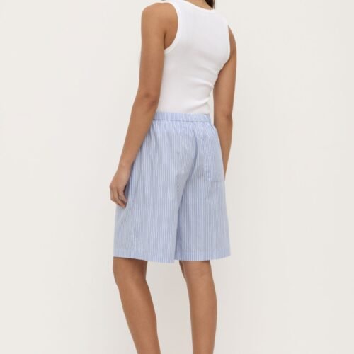 Nixie_Stripe_Short_Blue_1319 Nixie Stripe Longline Short