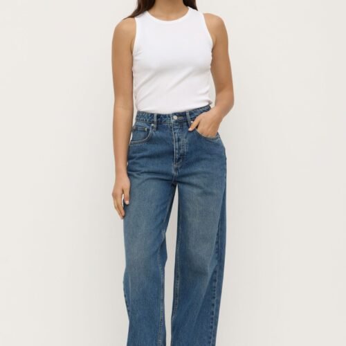 Oversized High Rise Jean