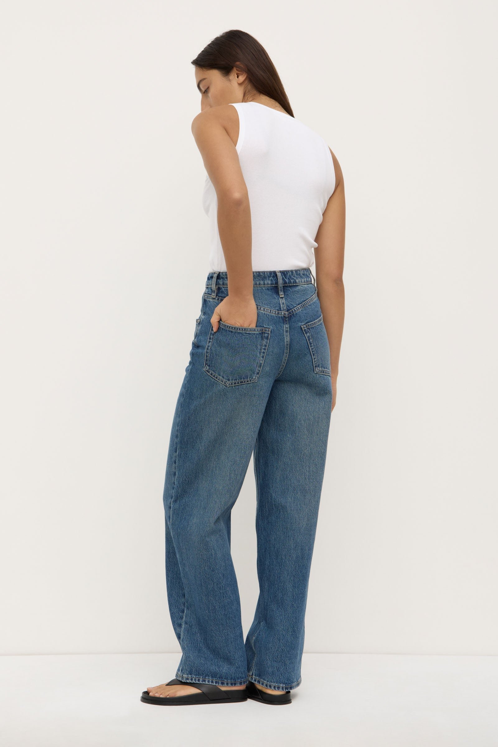 Oversized High Rise Jean