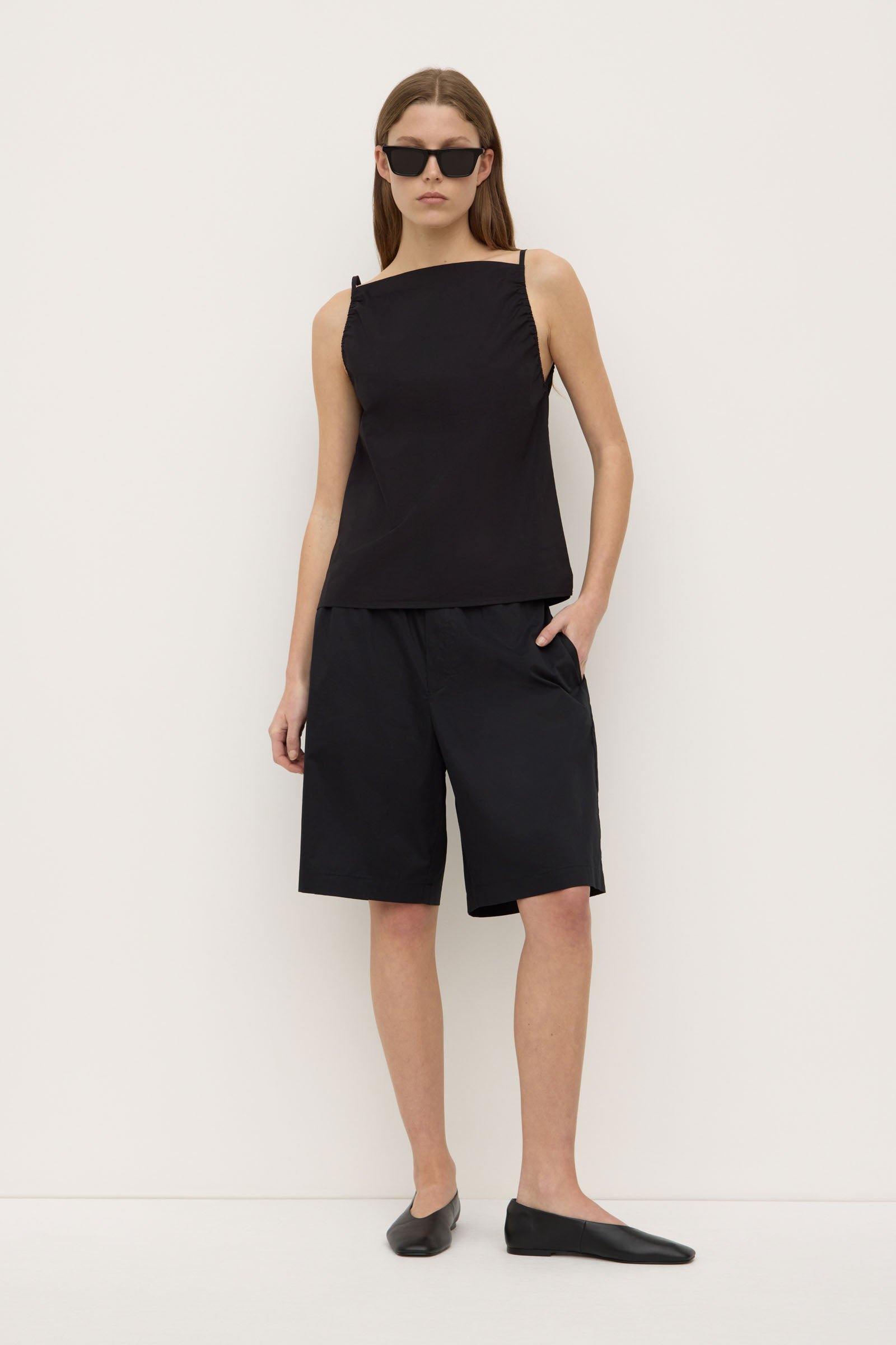 Riley Poplin Short