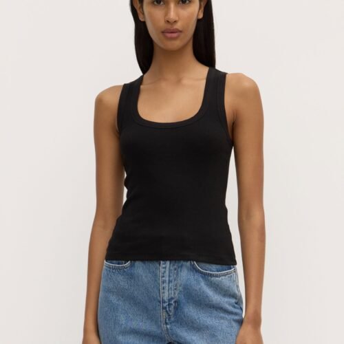 Robyn Scoop Neck Rib Tank
