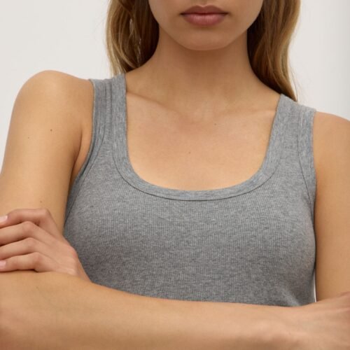 Robyn Scoop Neck Rib Tank