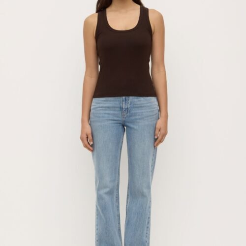 Robyn Scoop Neck Rib Tank