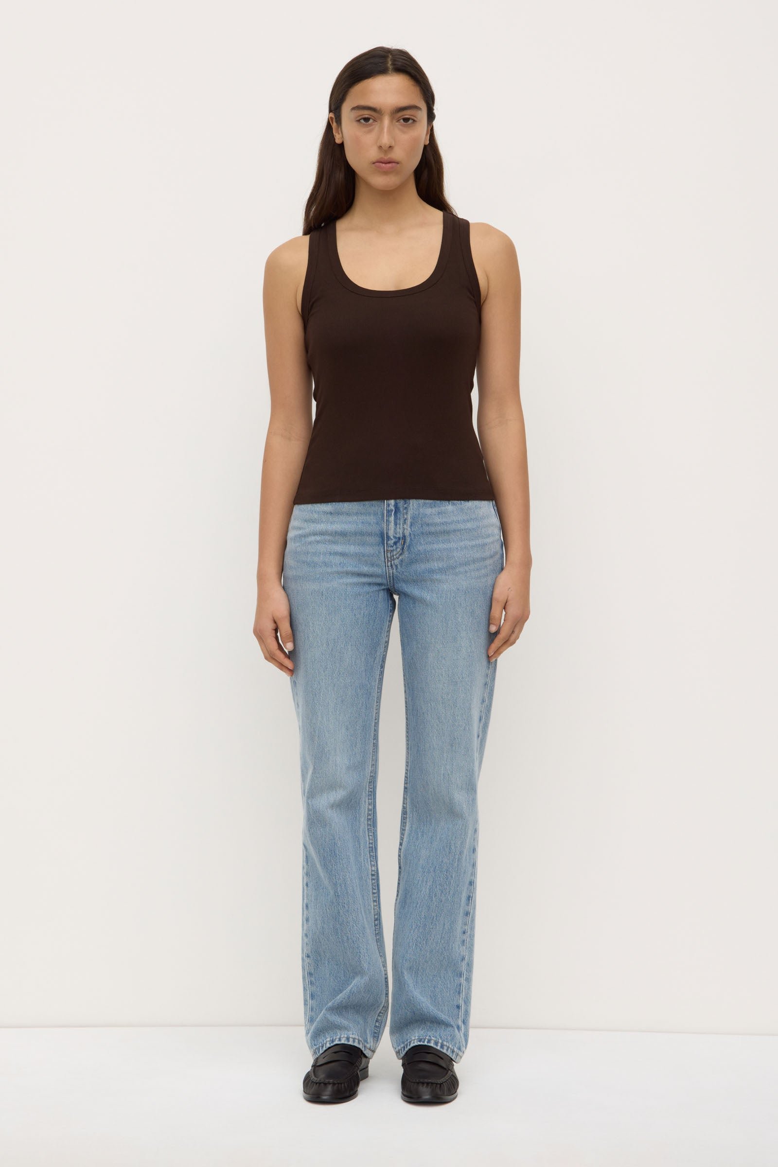 Robyn Scoop Neck Rib Tank