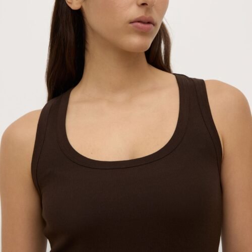 Robyn Scoop Neck Rib Tank