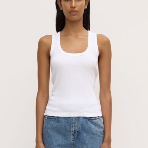 Robyn Scoop Neck Rib Tank